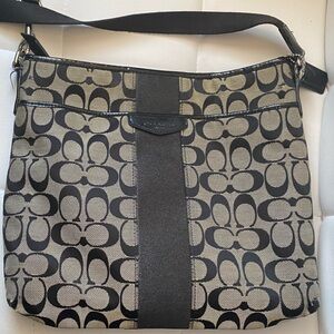 Coach Black and Gray Crossbody Bag